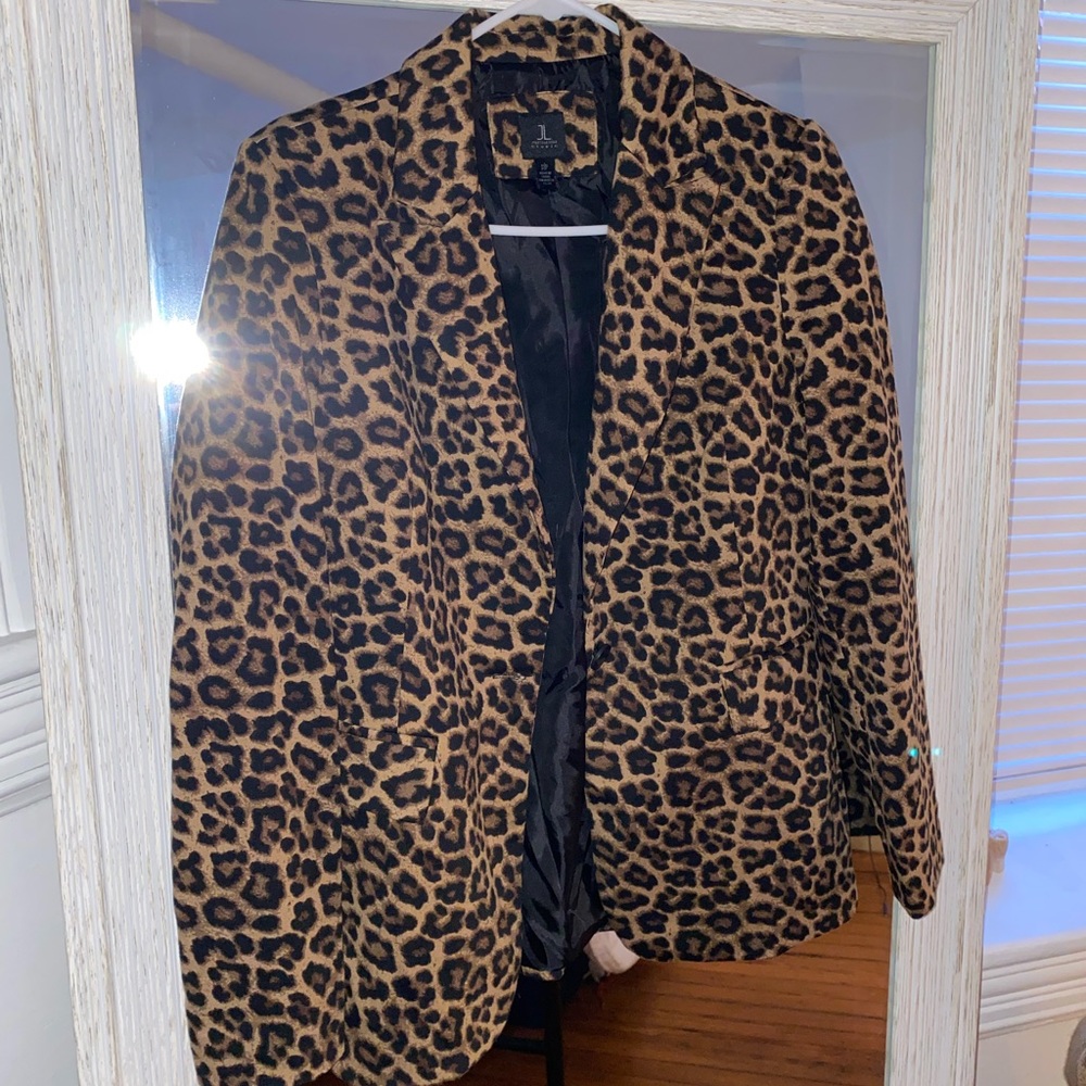 Cheetah blazer
